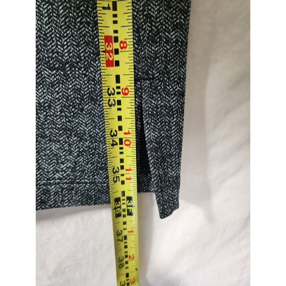 Athleta Herringbone Women S Mercer Leggings Gray Stretch Skinny Athleisure Yoga - Picture 7 of 10